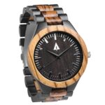 Classic Black Stainless Zebrawood Theo