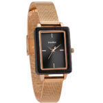 Lola Ebony Rose Gold Mesh